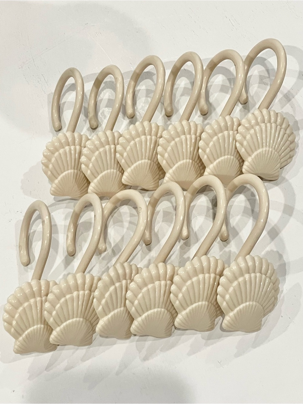 Sea Shell Deluxe Shower Curtain Hooks